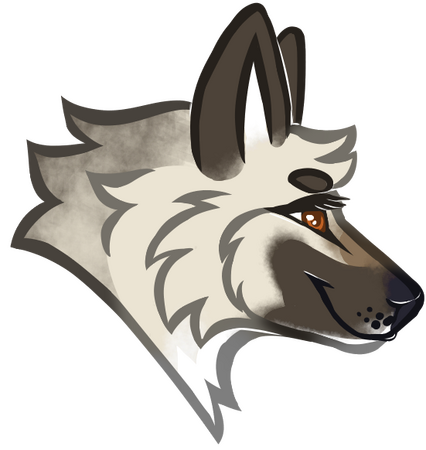 Headshot of artist's dog